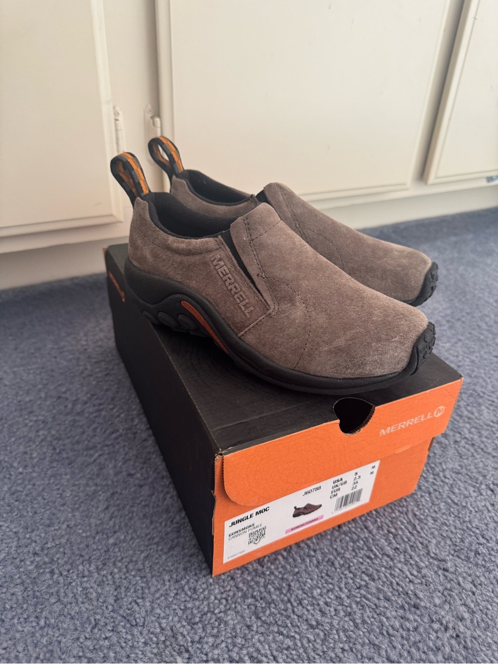 Merrell Women’s Jungle Moc in Gunsmoke - Picture 4 of 9